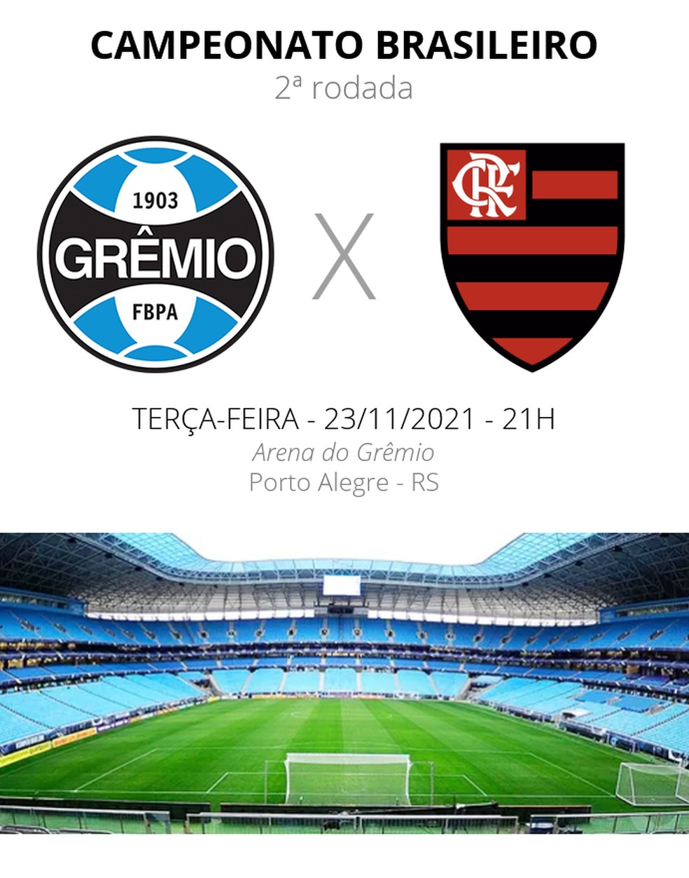 Jogo do Flamengo hoje – Flamengo x Grêmio
