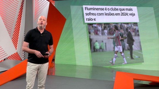 Fluminense é o clube que mais sofreu com lesõessite de aposta que paga por cadastro2024; veja o raio-x - Programa: Globo Esporte RJ 