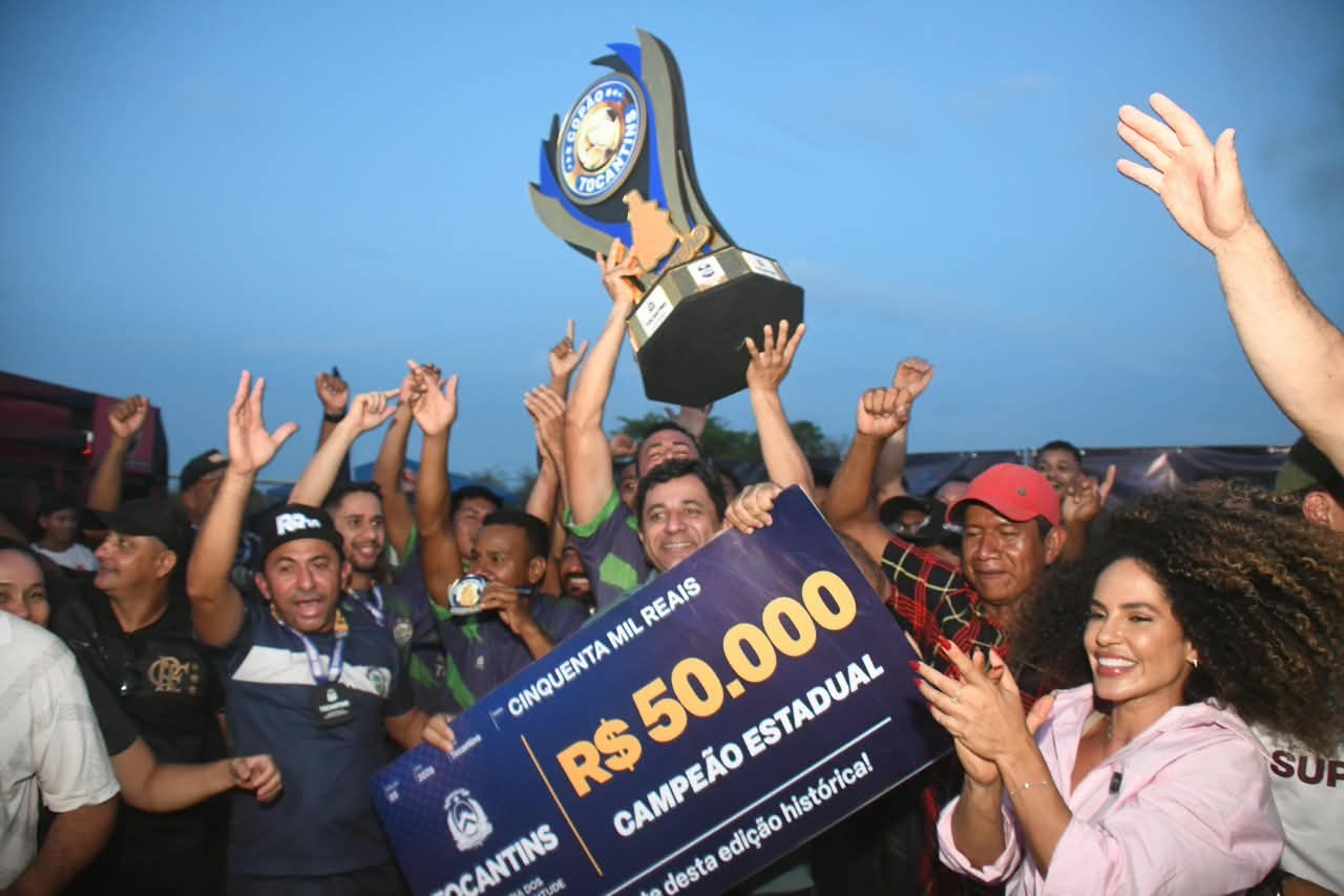 Tocantínia FC vence Nacional EC, é campeão do Copão Tocantins 2026 e garante premiação histórica