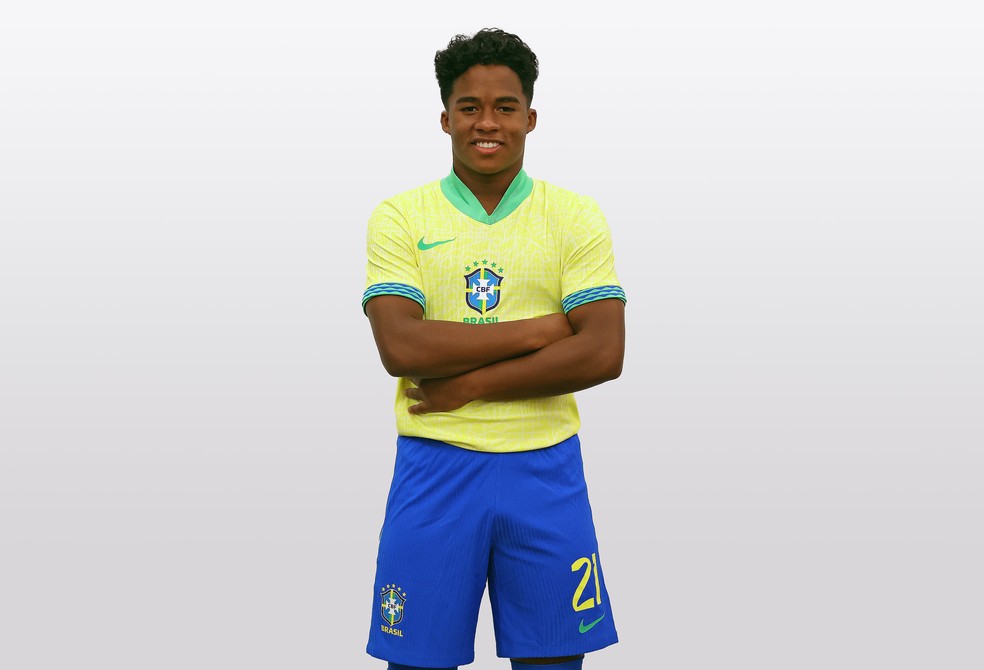 Endrick vai usar camisa 9 da seleção brasileira na Copa América