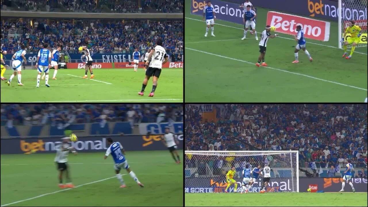 VAR em ação: Cruzeiro contesta gol de Memphis contra o Corinthians e gera polêmica no jogo