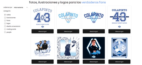 Alpine lança plataforma grátis após Colapinto incentivar fãs a ad | Ge