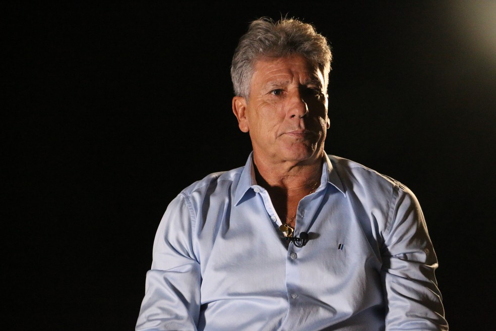 Renato Portaluppi no Abre Aspas — Foto: Eduardo Moura