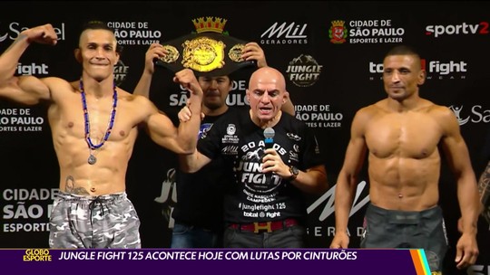 Jungle Fight 125 acontece hoje com lutas por cinturões - Programa: Globo Esporte RJ 