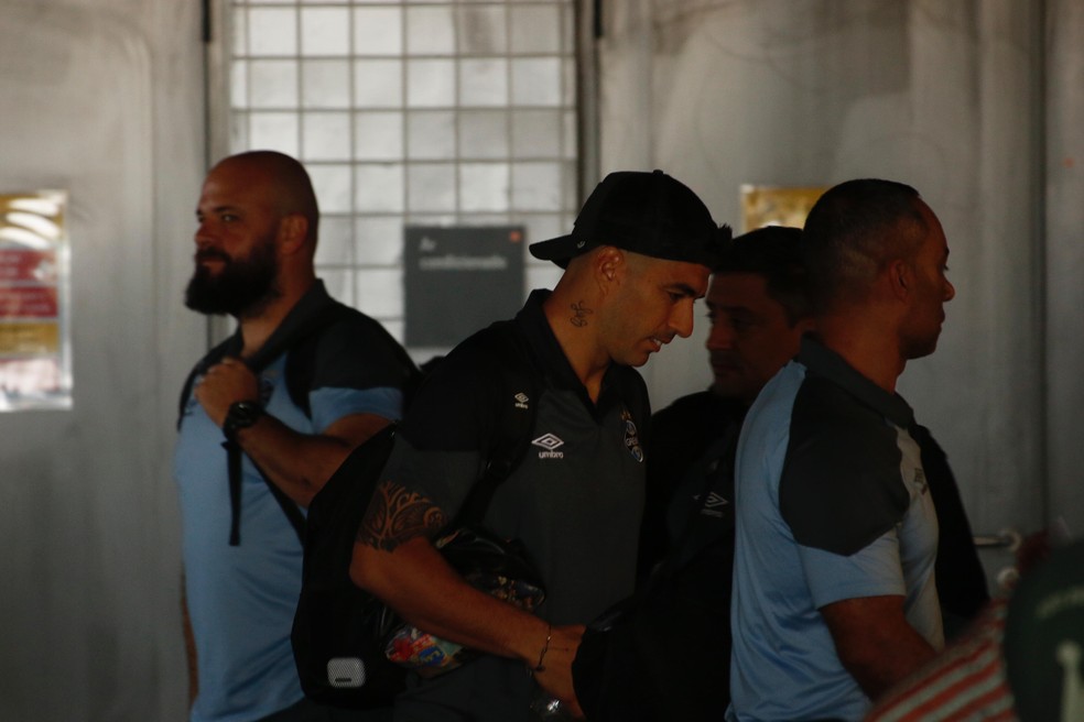 Suárez retorna ao Grêmio contra o América-MG — Foto: João Victor Teixeira