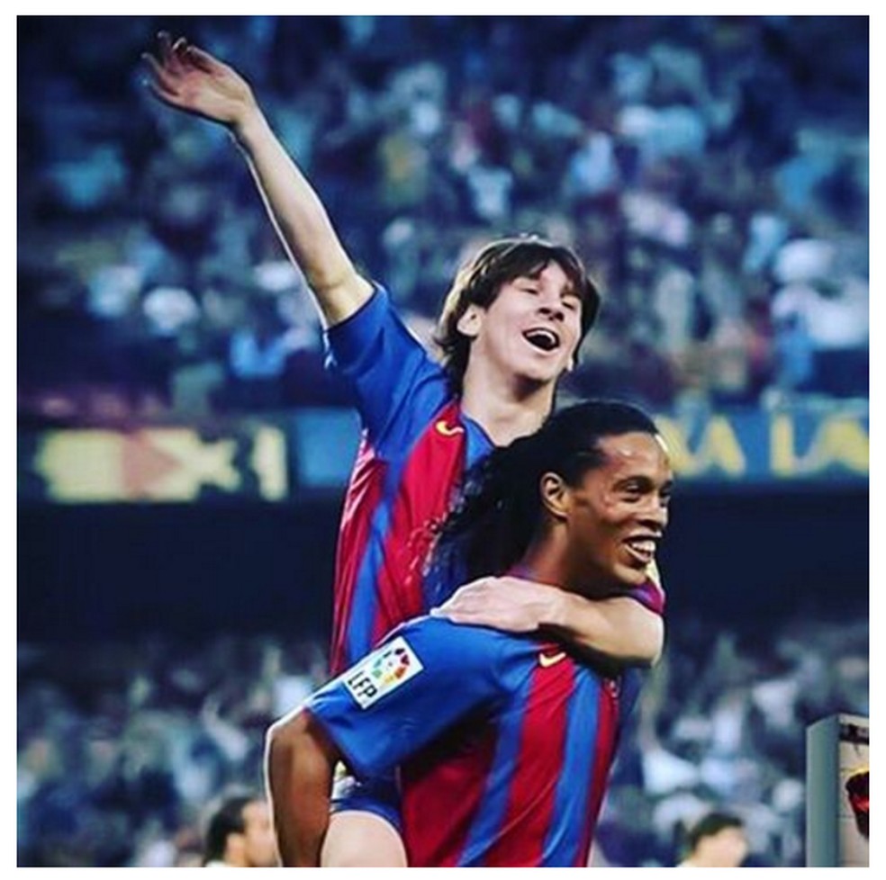 Quantos jogos Messi e Ronaldinho jogaram juntos?