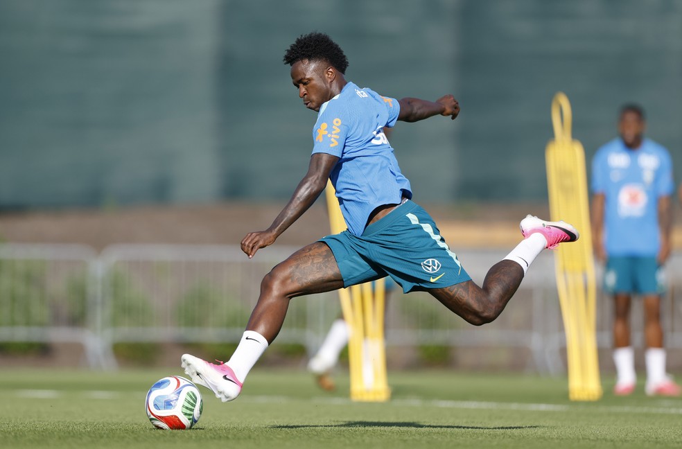 Treino da seleção brasileira