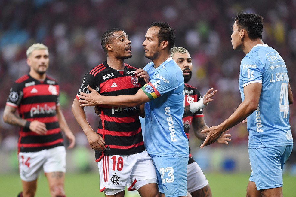 Flamengo x Bolivar - De La Cruz — Foto: Alexandre Durão