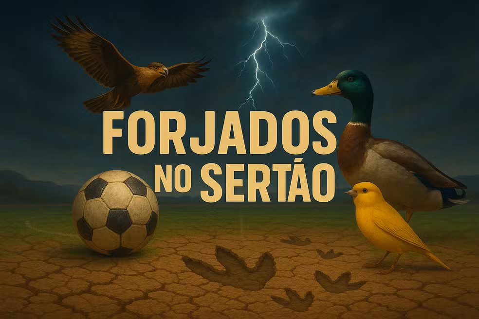 "Forjados no Sert�o" � a s�rie que mergulha na trajet�ria dos clubes sertanejos no Paraibano 2026 � Foto: ChatGPT