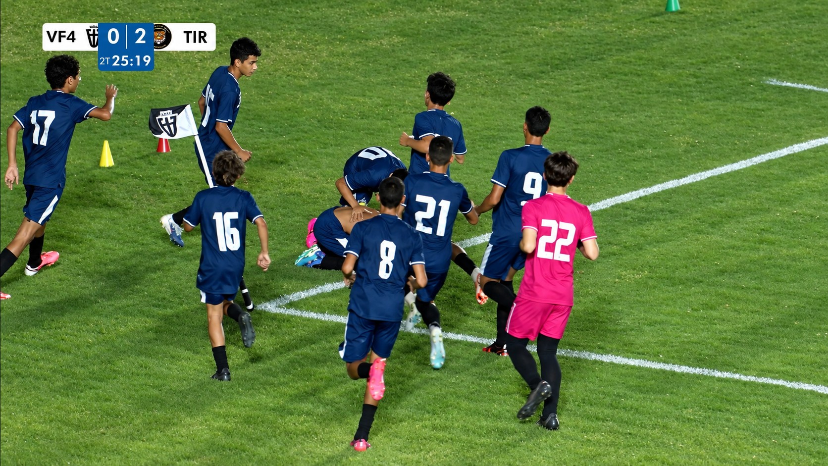 Tiradentes vence o VF4-PB com direito a pintura e conquista o Campeonato Paraibano Sub-13