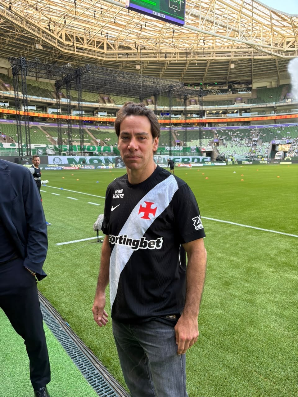 Presença de Marcos Lamacchia no jogo contra o Palmeiras movimenta bastidores do Vasco