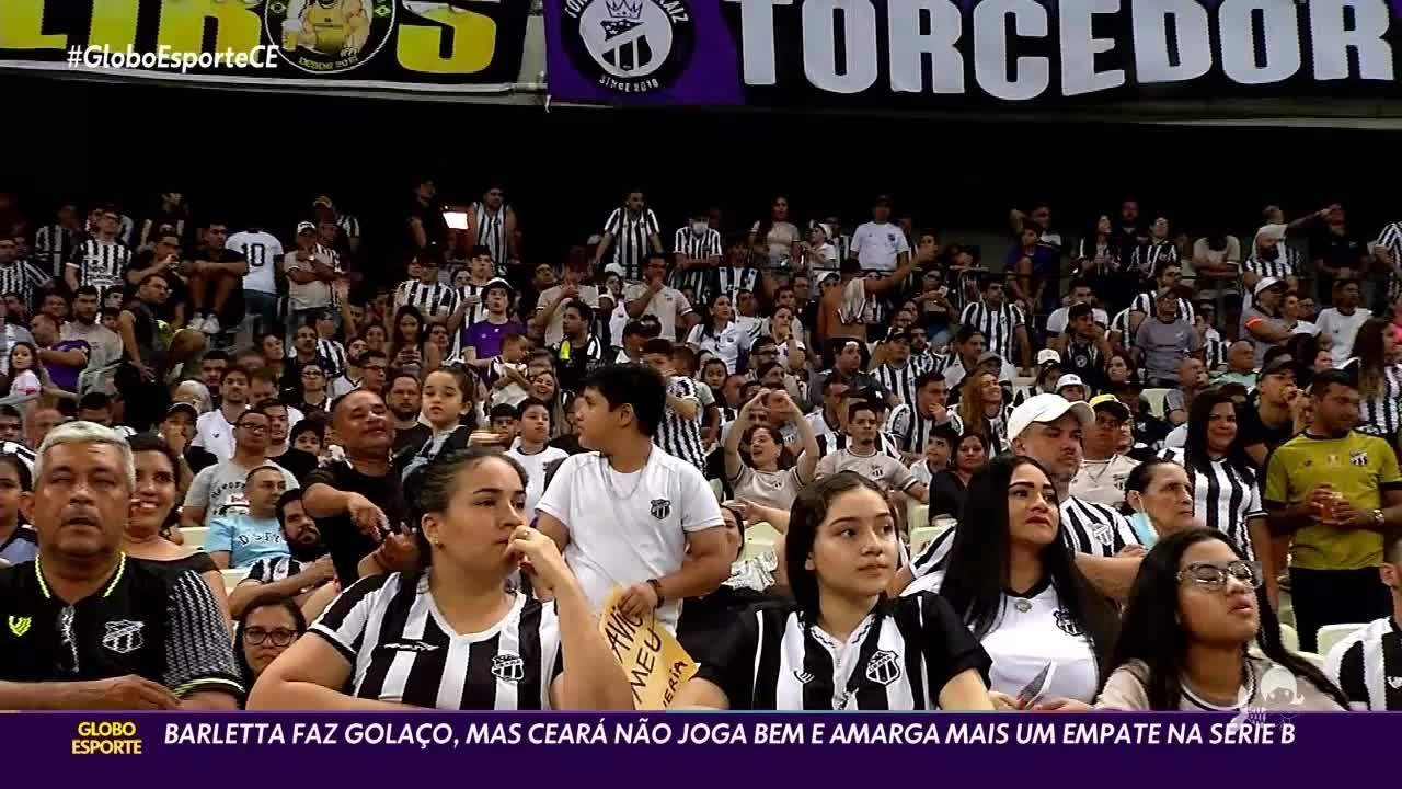 Ceará empata com Ponte Preta em casa pela Série B