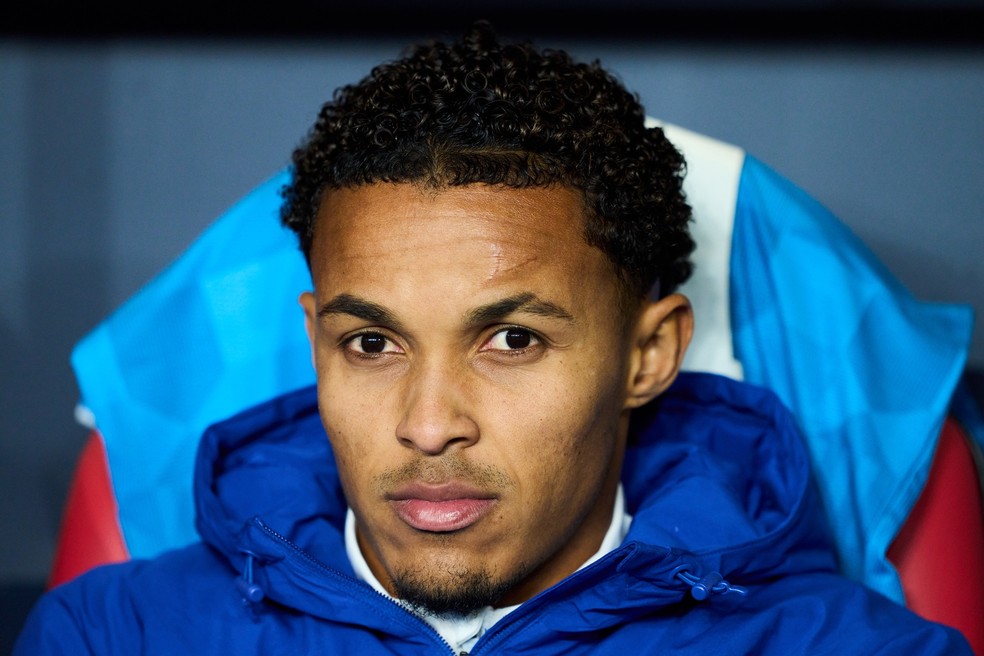 Lázaro em Almería x Osasuna — Foto: Juan Manuel Serrano Arce/Getty Images