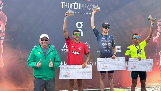 Fernando Toldi e Patrícia Franco vencem o Troféu Brasil de Triathlon em  Santos, triatlo