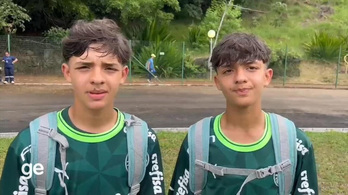 Gêmeos de 14 anos se destacam pelo Palmeiras na Copinha de Votorantim