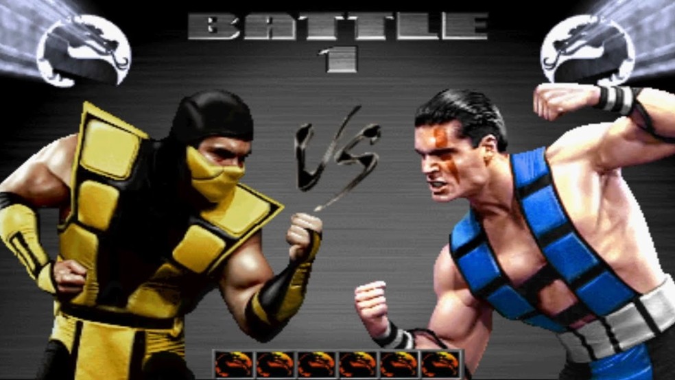 Scorpion e Sub-Zero no Mortal Kombat 3 — Foto: Reprodução/MK3