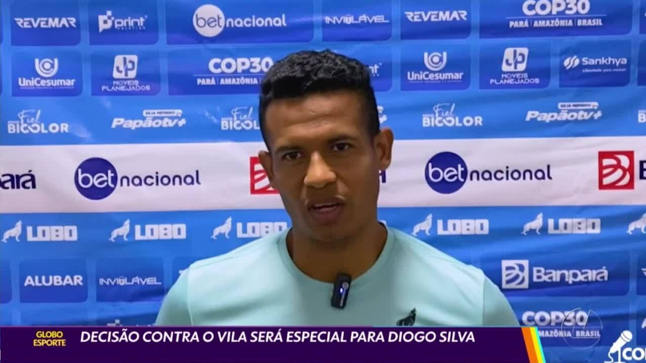 Decisão entre Paysandu e Vila Nova será especial para Diogo Silva