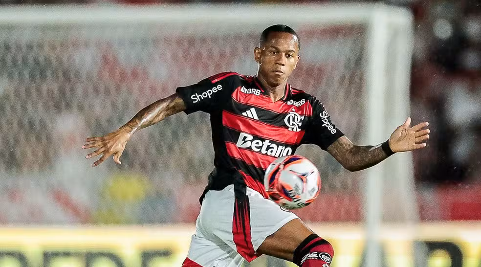 Wallace Yan durante jogo entre Flamengo e Bangu � Foto: Gilvan de Souza/Flamengo