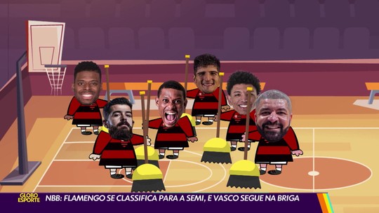 NBB: Flamengo se classifica para a semifinal, e Vasco segue na briga - Programa: Globo Esporte RJ 