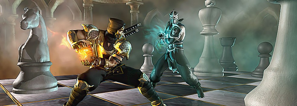 Scorpion e Sub-Zero no modo Chess do Mortal Kombat: Deception — Foto: Reprodução/MK: Deception