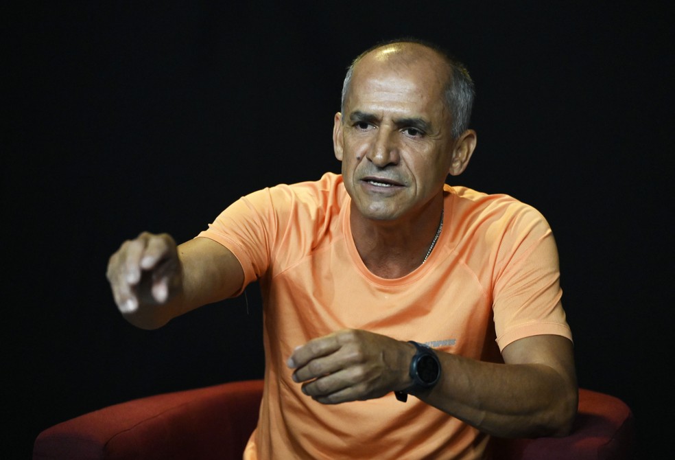 Vanderlei Cordeiro de Lima no Abre Aspas — Foto: André Durão