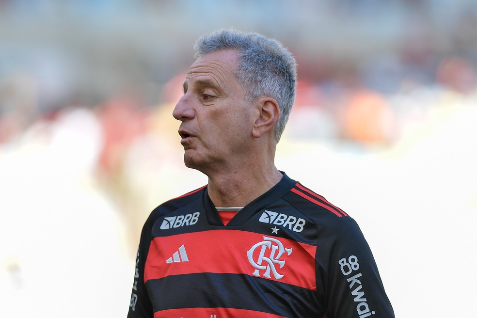 Rodolfo Landim, presidente do Flamengo  Foto: Thiago Ribeiro/AGIF