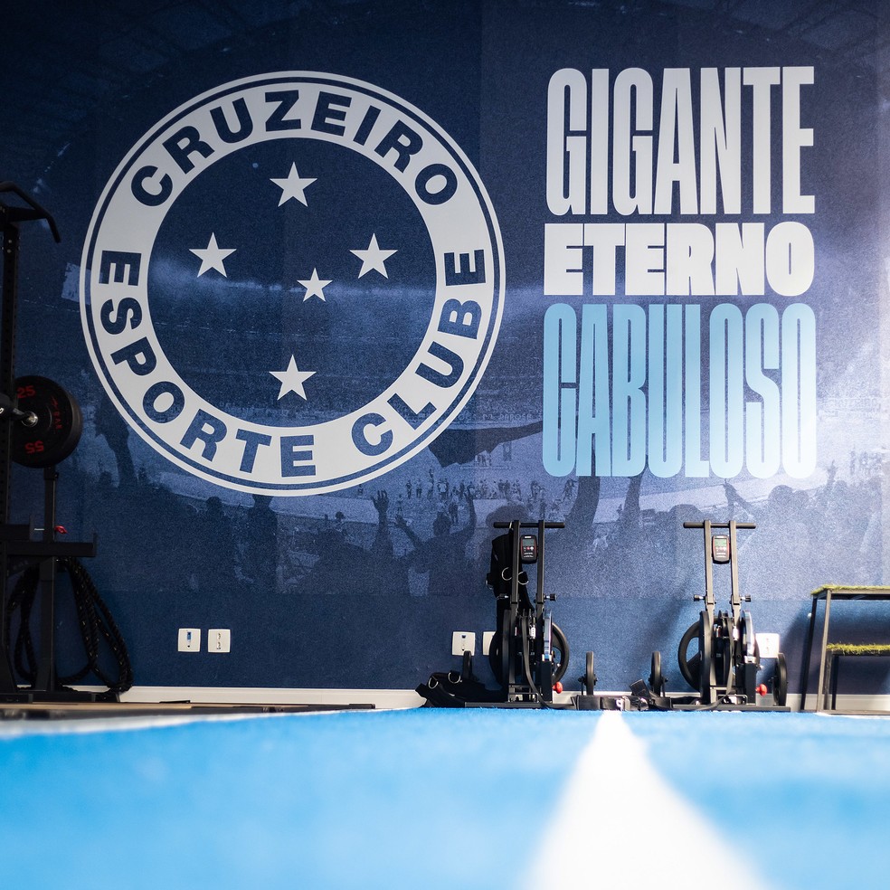 Nova academia do Cruzeiro — Foto: Gustavo Aleixo
