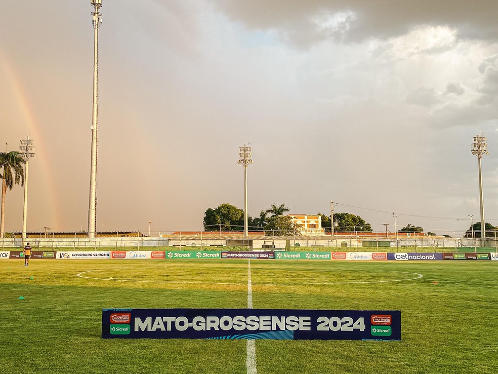 Dutrinha, est&aacute;dio do Campeonato Mato-grossense &mdash; Foto: Gil Gomes/FMF