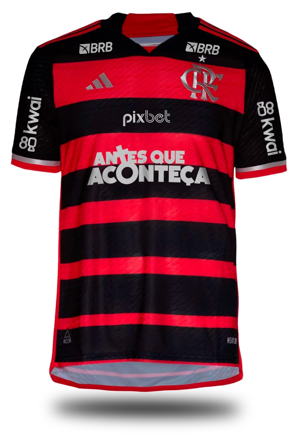Flamengo usará camisa com campanha de prevenção à violência contra a mulher — Foto: Divulgação