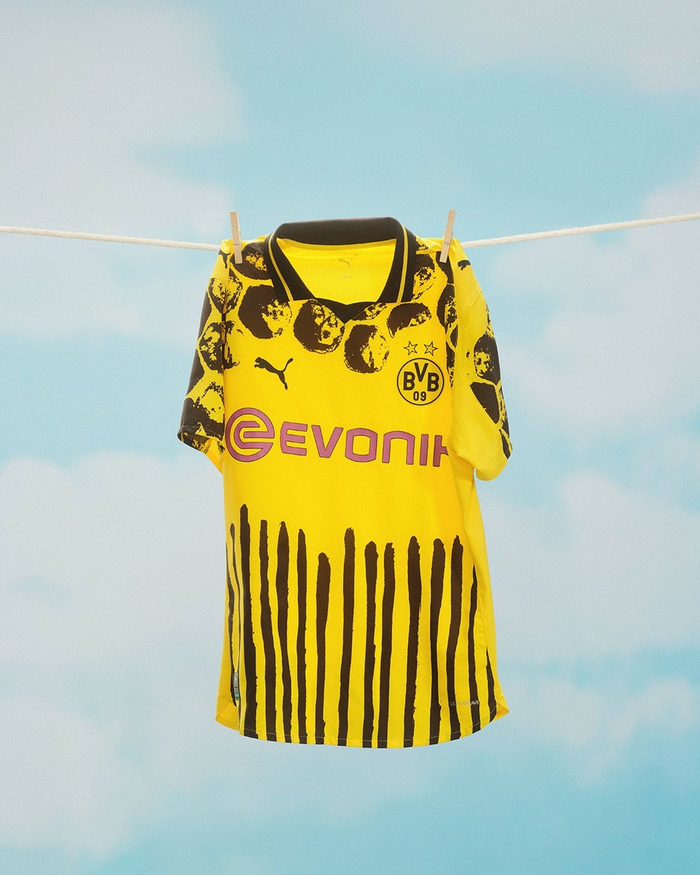 Camisa especial do Borussia Dortmund para a Copa do Mundo de Clubes também foi elogiada por Nick Miller — Foto: Divulgação / Borussia Dortmund