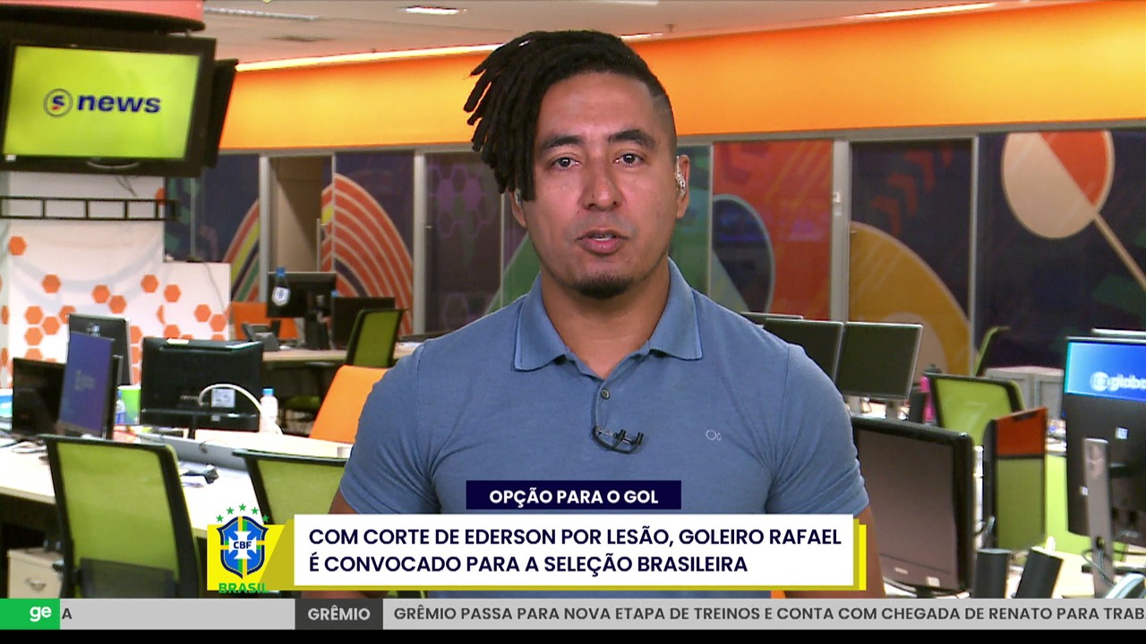 Rafael é convocado para vaga de goleiro na Seleção Brasileira após corte de Ederson