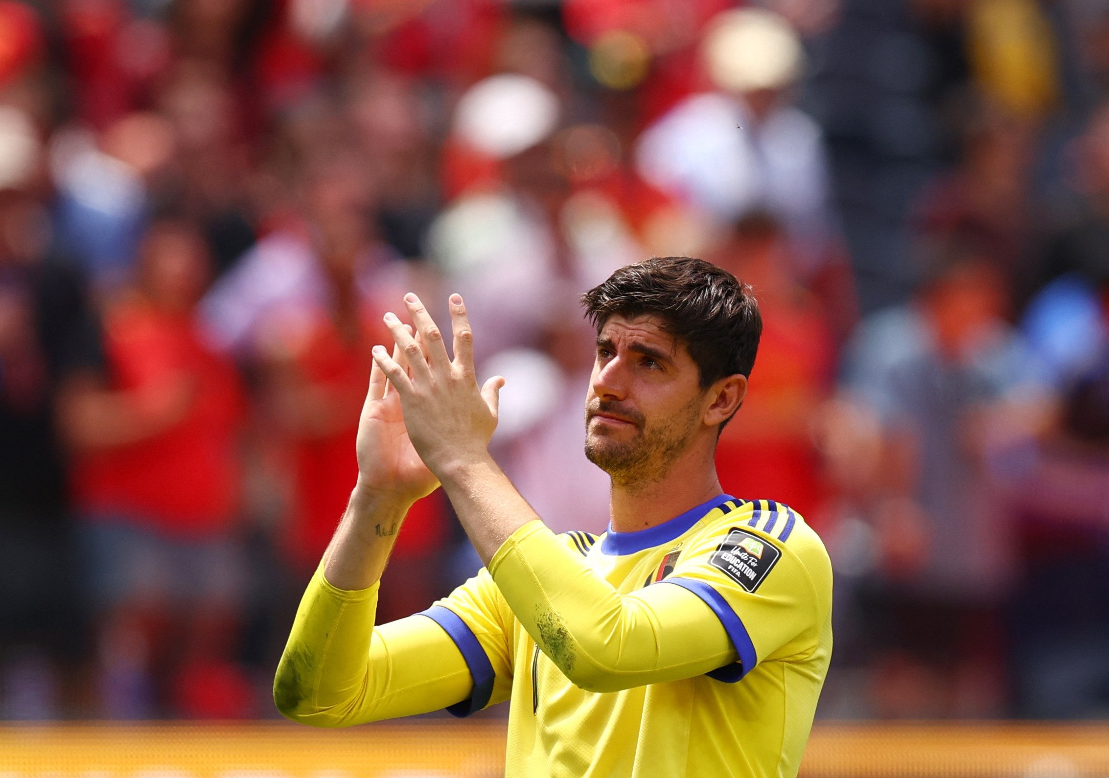 Após eliminação, Courtois cogita se aposentar da seleção da Bélgica