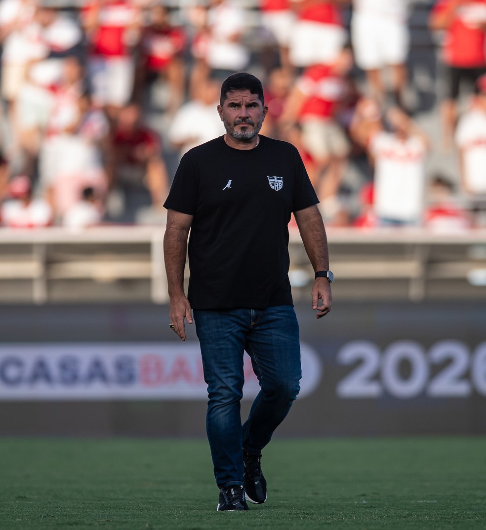 Eduardo Barroca, técnico do CRB — Foto: Divulgação/Ascom CRB