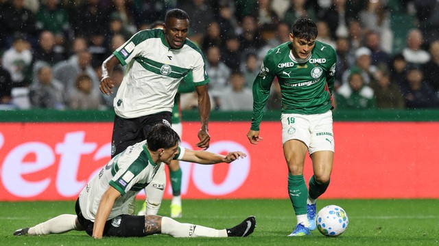 Sosa em Coritiba x Palmeiras