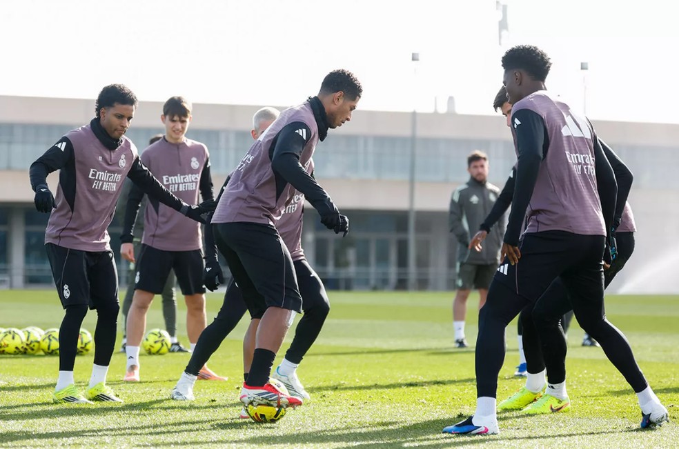 Rodrygo regresando al plantel del Real Madrid