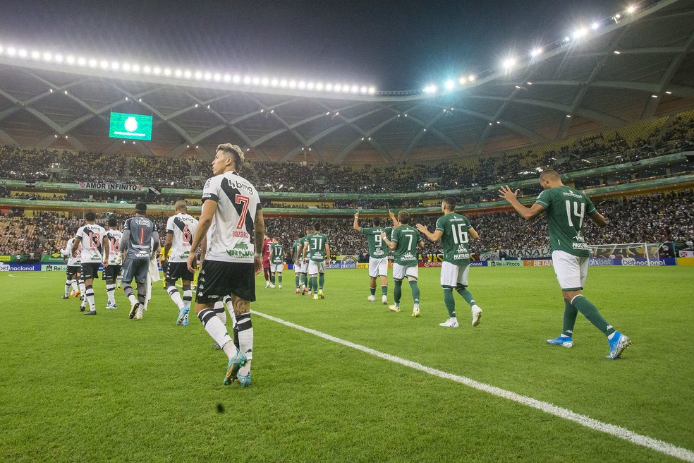 Guarani 0 x 0 Vasco, na Arena da Amazônia, em 2022 — Foto: Daniel Ramalho / CRVG