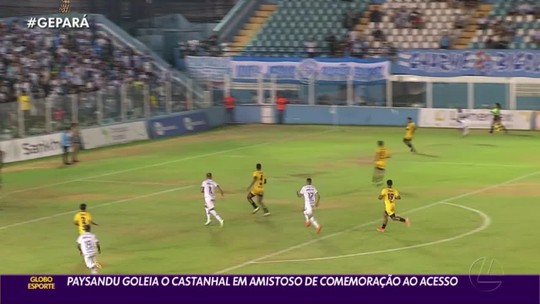Confira os destaques do amistoso entre Paysandu e Castanhal - Programa: Globo Esporte PA 