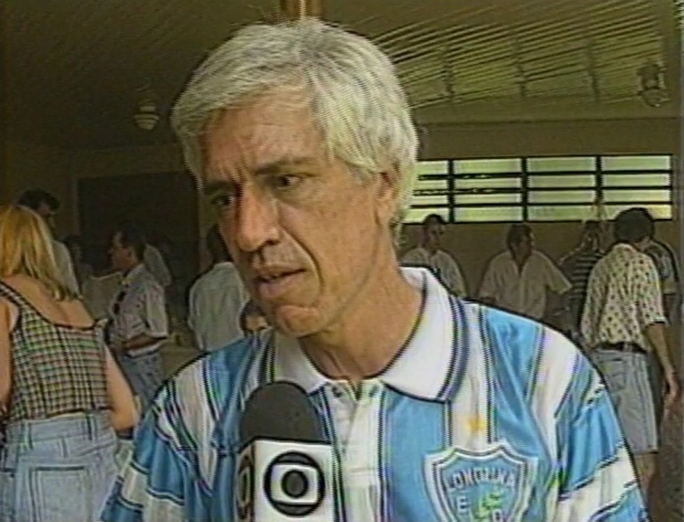 Nuno Leal Maia no Londrina, em 1996 — Foto: CEDOC/RPC