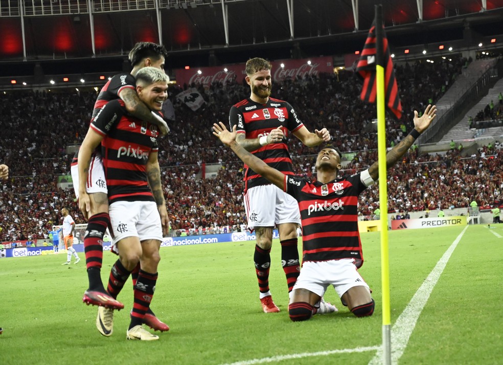 Gol Bruno Henrique - Flamengo x Nova Iguaçu — Foto: André Durão