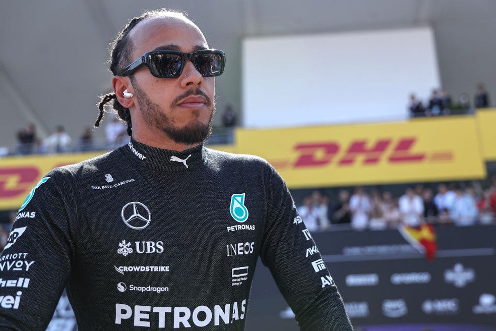 Lewis Hamilton no GP do Japão da F1 2024; heptacampeão foi nono colocado — Foto: Qian Jun/MB Media/Getty Images