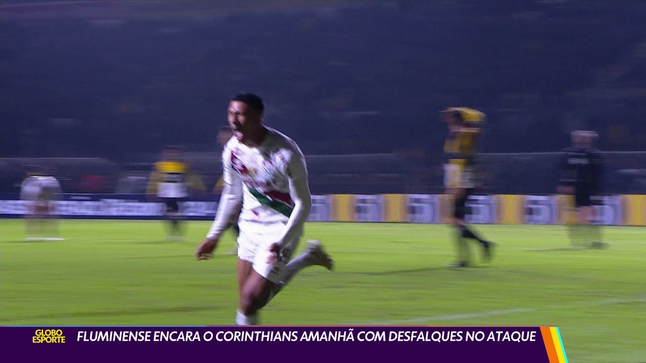 Fluminense encara o Corinthians amanhã com desfalques no ataque