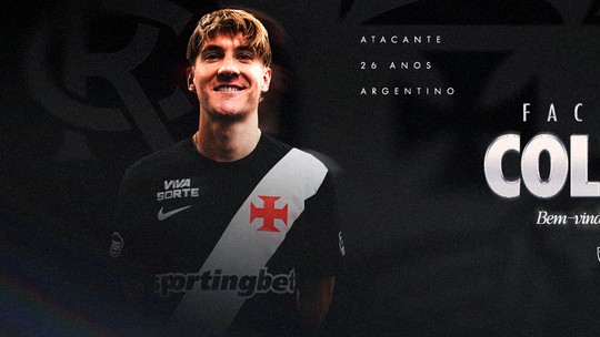 Vasco confirma contratação do atacante Colidio