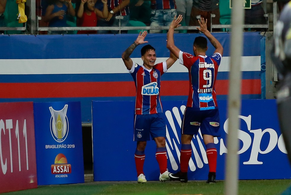 Afiados e em sintonia, Artur e Gilberto retomam parceria diante o Goiás, na  Fonte Nova | bahia | ge