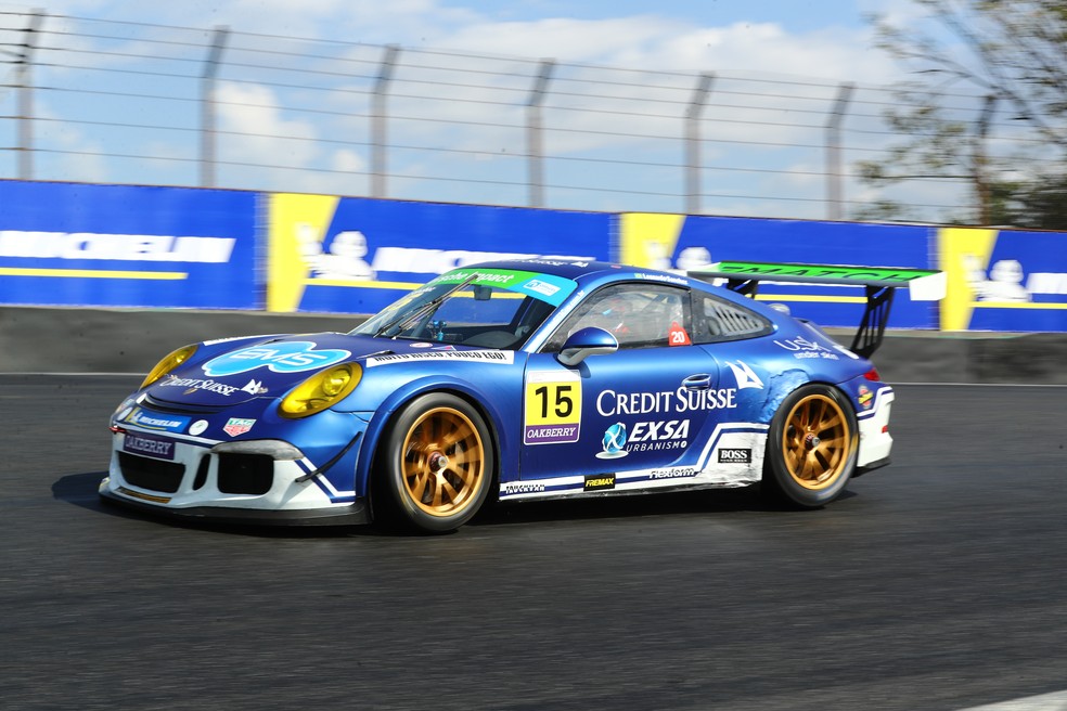 Leo Sanchez na GT3 Cup — Foto: Luca Bassani