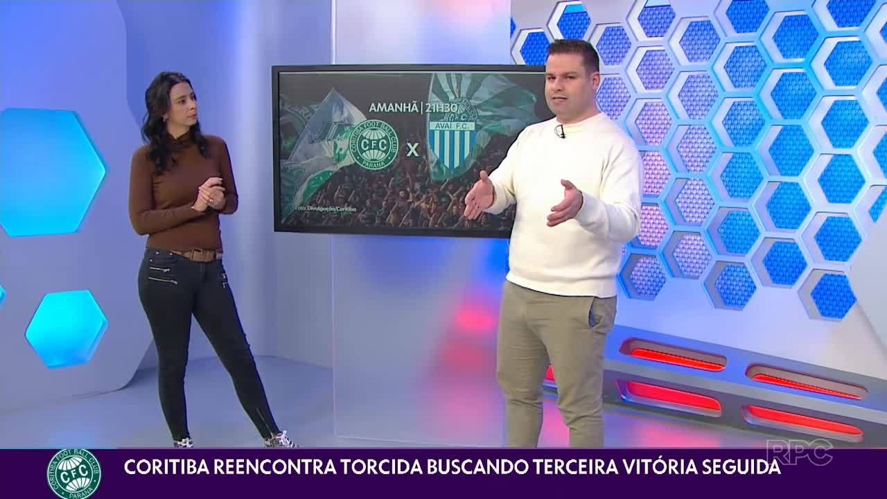 Coritiba reencontra torcida buscando terceira vitória seguida