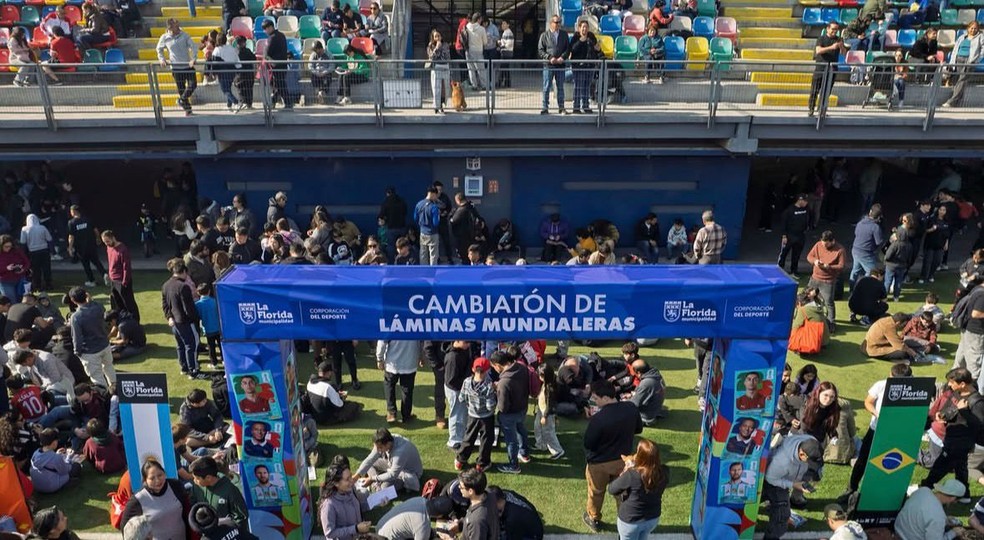 Evento no estádio Bicentenário de La Florida foi organizado pela prefeitura local — Foto: Reprodução/ Instagram