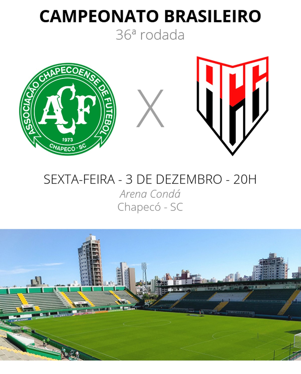 Chapecoense x Atlético-GO: veja onde assistir, escalações, desfalques e ...