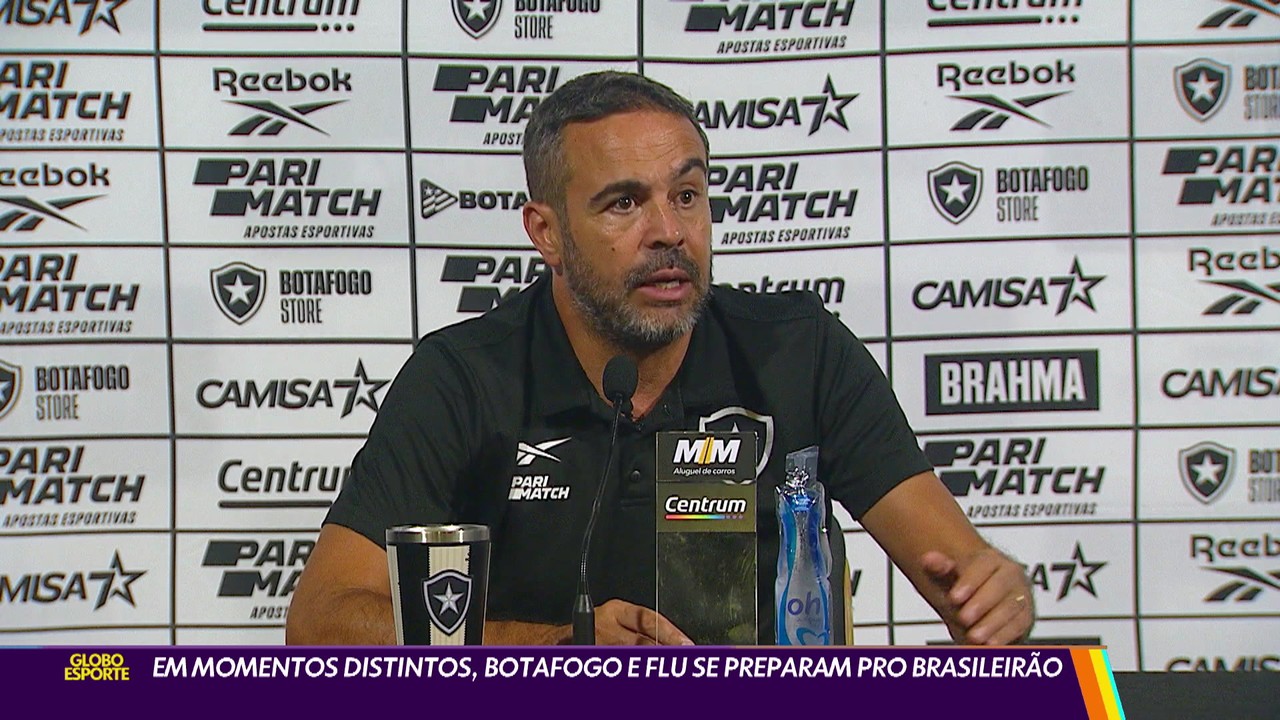 Em momentos distintos, Botafogo e Fluminense se preparam para o Brasileirão