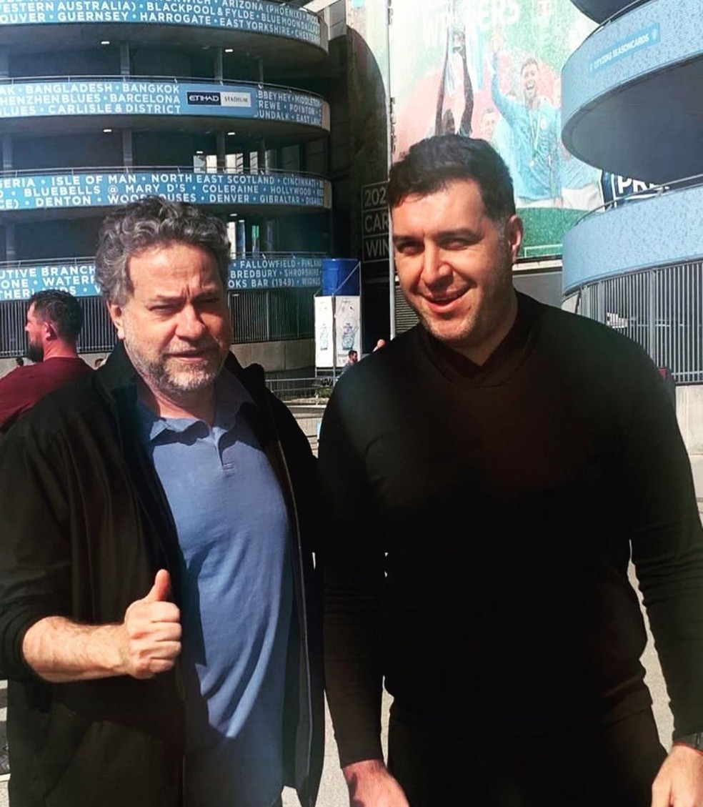 M�rcio Carlomagno e Julio Casares em viagem pelo S�o Paulo - Foto: Arquivo pessoal