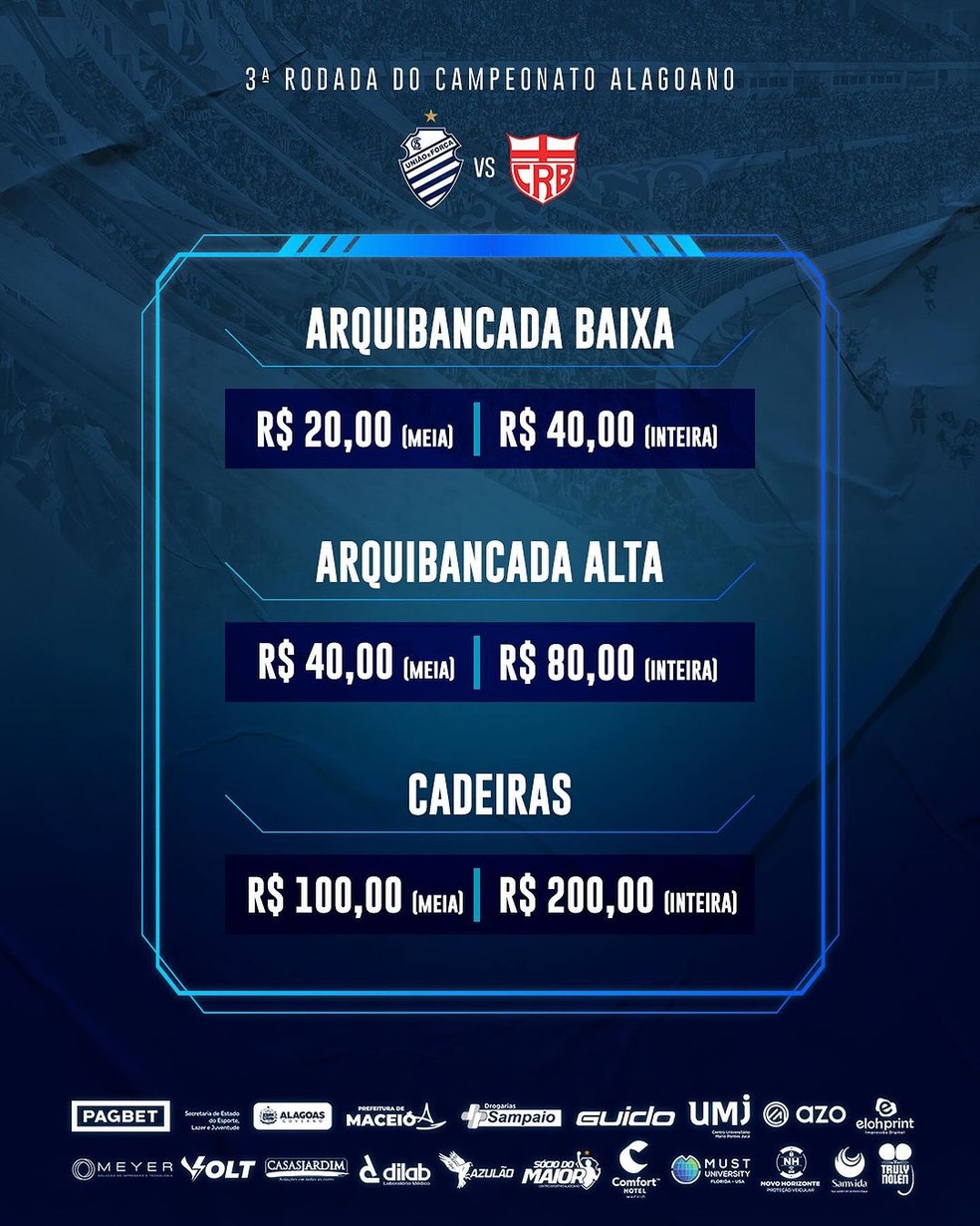 CSA divulga preço dos ingressos para o clássico com o CRB — Foto: Divulgação / Ascom CSA